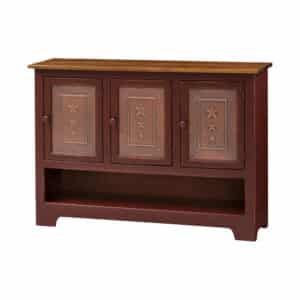 Triple Hall Cabinet w/ Tin