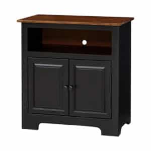 2 Door TV Cabinet w/ Wood