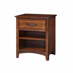 Concord 1 Drawer Nightstand with Open Shelf