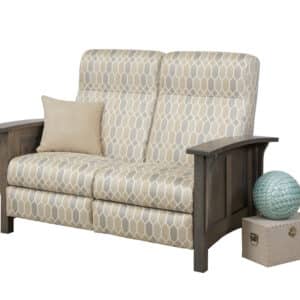 Panel Mission Reclining Love Seat