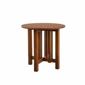 Mission Round End Table