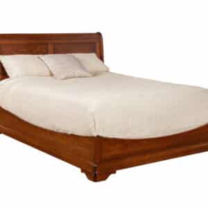 Calais Sleigh Bed With Low Footboard