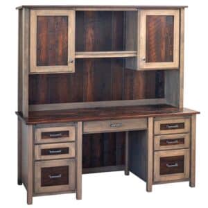 Loft Desk with Hutch