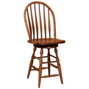 Bent Paddle Swivel Bar Stool