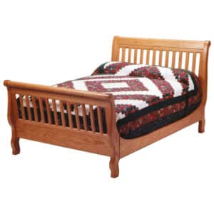 High Slat Sleigh Bed