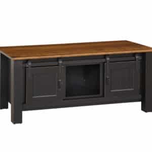 Coffee Table w/ Barn Door