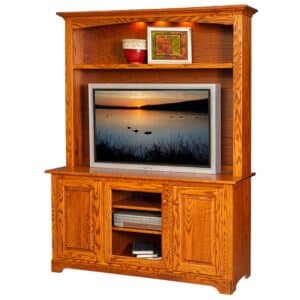 Plasma TV Cabinet with Hutch