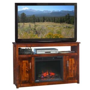 TV Stand with 23" Fireplace