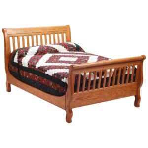 Slat Sleigh Bed
