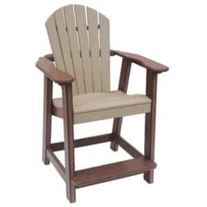 Comfy-Back Counter Chair