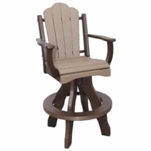 Daisy Arm Swivel Bar Chair
