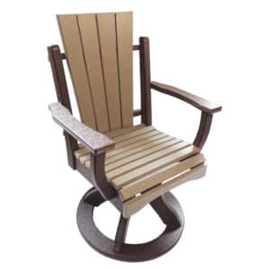 Daisy Square Swivel Dining Chair