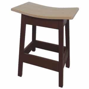 Bar Square Saddle Stool