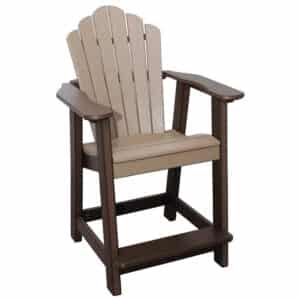 Snuggle-Back Counter Chair