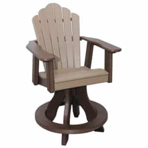 Snuggle-Back Swivel Counter Chair