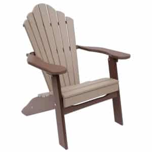 Snuggle-Back Folding Adirondack Chair