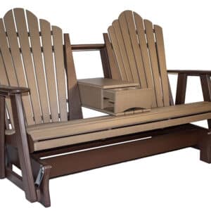 Snuggle-Back 5' Double Glider With Console