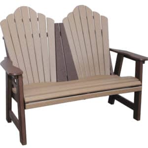 Snuggle-Back Garden Bench