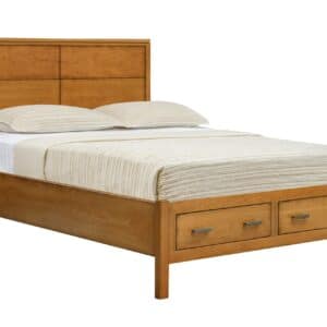 Estelle Panel Bed With Footboard Storage
